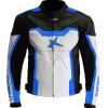 RTX Pro Street Racer Blue Motorcycle Jacket